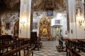 Saint Madeleine church in Seville arches and ceilings decoration