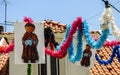 Decoration for the festivities of the popular saints Festas de Lisboa