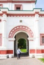The decoration of the front of the palace gate, Kolomenskoye Royalty Free Stock Photo