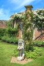 Decoration in Hever castle Rose garden Royalty Free Stock Photo