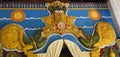 Decoration inside temple of sacred tooth relic