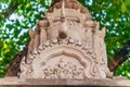 Decoration inside Wat Chantaransay or Candaransi Pagoda - Khmer pagoda 2020 Royalty Free Stock Photo