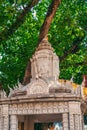 Decoration inside Wat Chantaransay or Candaransi Pagoda - Khmer pagoda 2020 Royalty Free Stock Photo