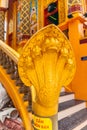 Decoration inside Wat Chantaransay or Candaransi Pagoda - Khmer pagoda 2020 Royalty Free Stock Photo