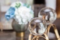 Decoration on the Luxury living room table Royalty Free Stock Photo