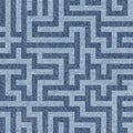 Decoration maze, labyrinth - Pattern of the decorative background - Blue jeans texture Royalty Free Stock Photo