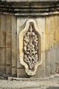 Decoration a relief art work on the wall of Mahabat Maqbara