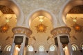 Decoration of Sheikh Zayed Mosque. Abu Dhabi Royalty Free Stock Photo