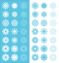 Decoration snowflake set