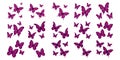 Decoration Springtime Buterflies Royalty Free Stock Photo