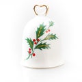 White Christmas Bell ornamet