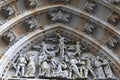 Decoration of tympanum St. Vitus Cathedral