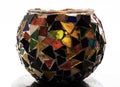 Decoration vase with mosaic Royalty Free Stock Photo