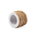 Decorational rope string on a bobbin Royalty Free Stock Photo