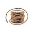Decorational rope string on a bobbin Royalty Free Stock Photo