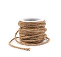 Decorational rope string on a bobbin Royalty Free Stock Photo