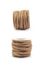 Decorational rope string on a bobbin Royalty Free Stock Photo