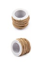 Decorational rope string on a bobbin Royalty Free Stock Photo