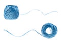 Decorational string reel isolated Royalty Free Stock Photo