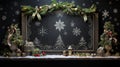 decorations chalkboard holiday