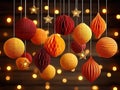 decorations at Christmas work Royalty Free Stock Photo