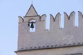 the decorations on the facade of the praetorian palace in Koper, Slovenia