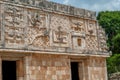 Decorations symbolizing men and snakes, of the Mayan area of Ek Balam