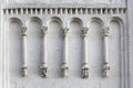 Decorations on walls of Church Intercession of Holy Virgin on Ne