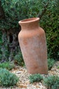 Antique Amphora in the garden Royalty Free Stock Photo