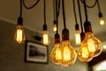 Decorative antique light bulbs Royalty Free Stock Photo