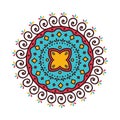 Decorative arabic round lace ornate mandala Royalty Free Stock Photo