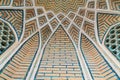 Decorative arched ceiling at the Kalan Mosque in Bukhara