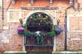 Decorative arched window in Venice Royalty Free Stock Photo