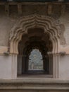 Decorative arches of Lotus Mahal a two-storeyed pavilion Royalty Free Stock Photo