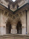 Decorative arches of Lotus Mahal a two-storeyed pavilion Royalty Free Stock Photo