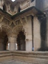 Decorative arches of Lotus Mahal a two-storeyed pavilion Royalty Free Stock Photo