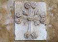 Decorative architectural cross, Florence, Italy.