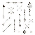 Decorative Arrows. Fashion Design Elements.