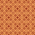 Decorative Asian Folk Seamless Pattern. Royalty Free Stock Photo