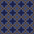 Decorative Asian Folk Seamless Pattern.