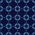 Decorative Asian Folk Seamless Pattern. Ornament in Asian Nomads Style Royalty Free Stock Photo