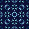 Decorative Asian Folk Seamless Pattern. Ornament in Asian Nomads Style Royalty Free Stock Photo
