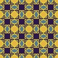 Decorative Asian Folk Seamless Pattern. Ornament of Asian Nomads: Kyrgyz, Kazakhs