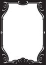 Decorative award frame. Design Element