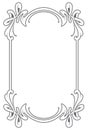 Decorative award frame. Design Element