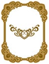 Decorative award frame. Design Element Royalty Free Stock Photo