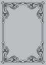 Decorative award frame. Design Element