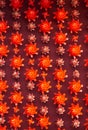 Decorative background from the colorful pinwheels in japanese style. Japan