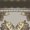 Decorative background with elegant ornament. Royalty Free Stock Photo