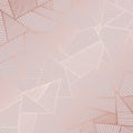 Decorative background with rose gold imitation